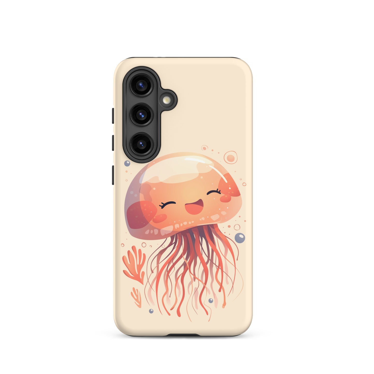 Coque rigide méduse souriante kawaii pour Samsung®