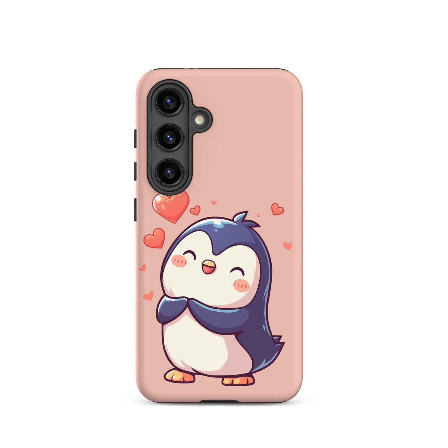 Coque rigide avec amour de pingouin mignon pour Samsung®