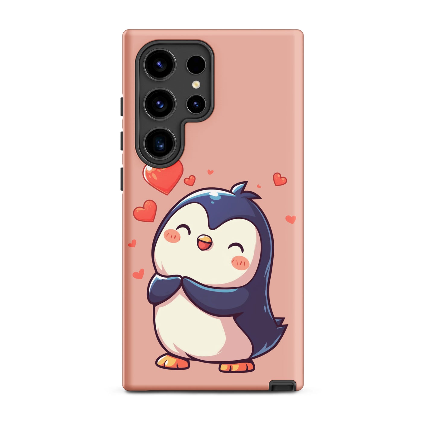 Coque rigide avec amour de pingouin mignon pour Samsung®