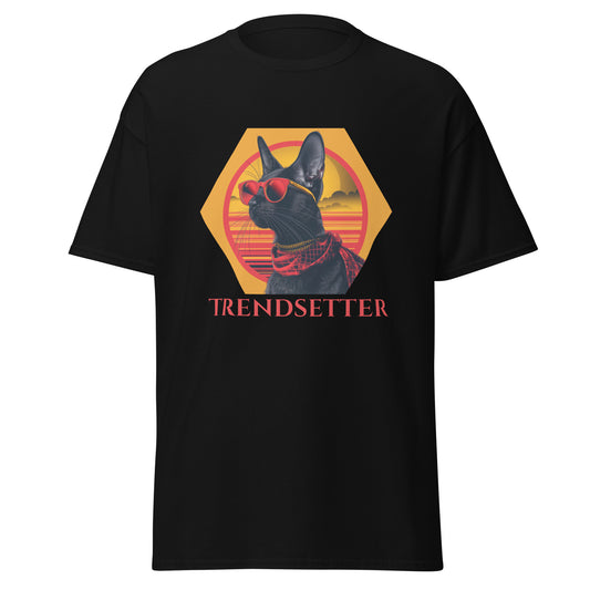 Trendsetter black cat celebrity Unisex classic tee