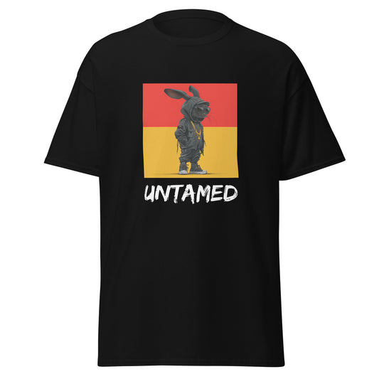 Untamed black punk rabbit Unisex classic tee