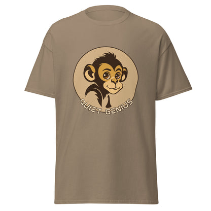 Quiet genius monkey Unisex classic tee