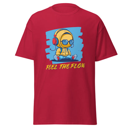 T-shirt classique unisexe Feel the Flow Music