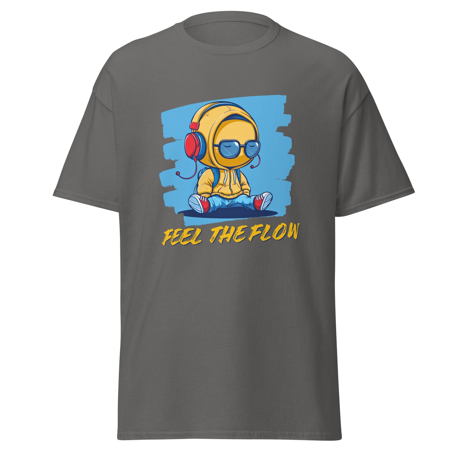 T-shirt classique unisexe Feel the Flow Music