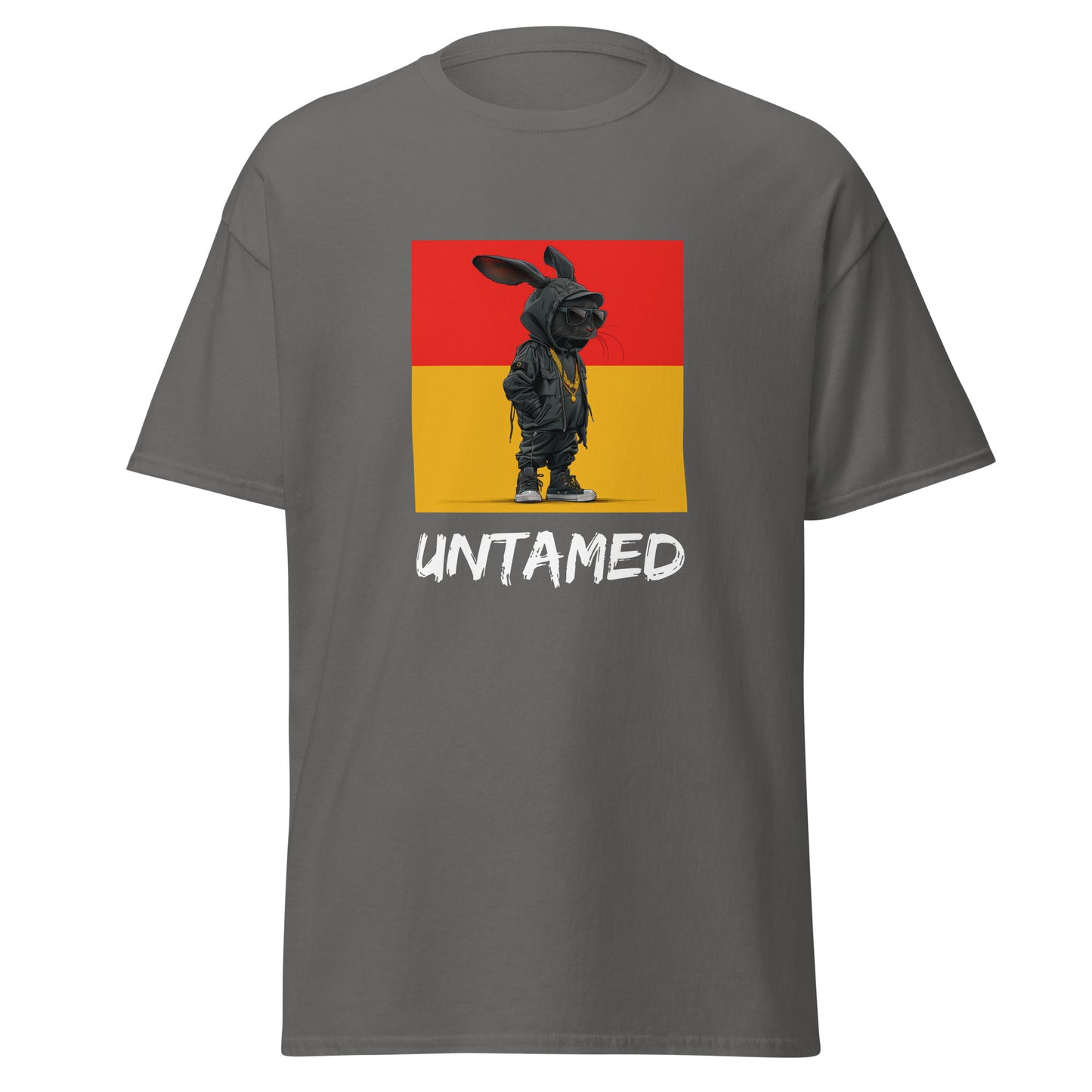 Untamed black punk rabbit Unisex classic tee