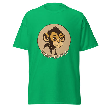 Quiet genius monkey Unisex classic tee