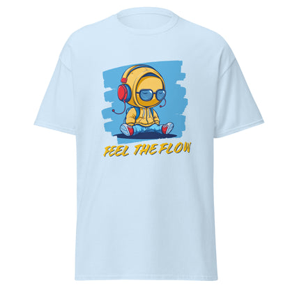 T-shirt classique unisexe Feel the Flow Music