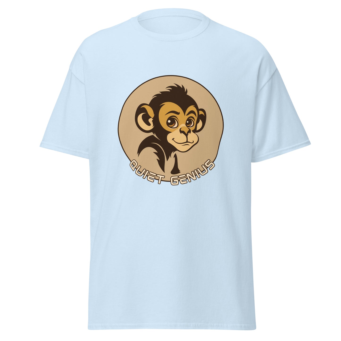 Quiet genius monkey Unisex classic tee