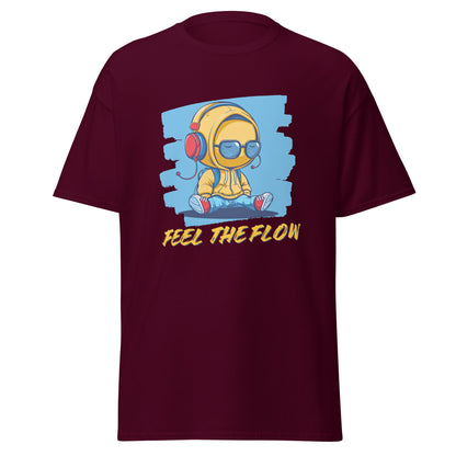 T-shirt classique unisexe Feel the Flow Music