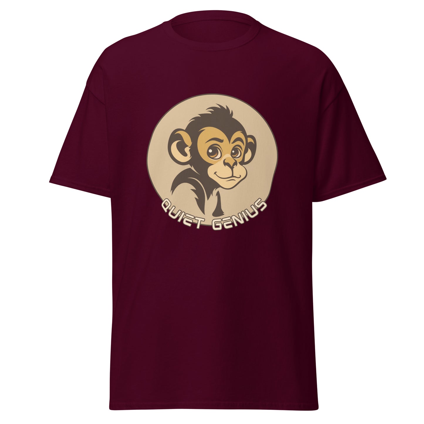 Quiet genius monkey Unisex classic tee