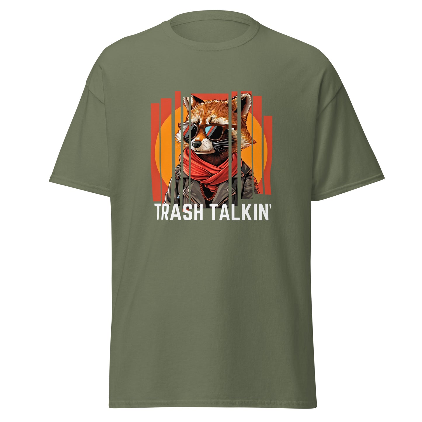 Trash talkin cool racoon Unisex classic tee