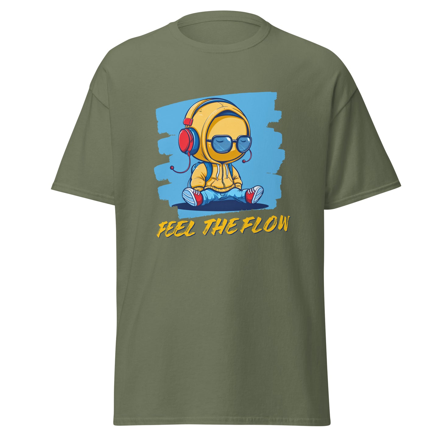 Feel the flow music Unisex classic tee