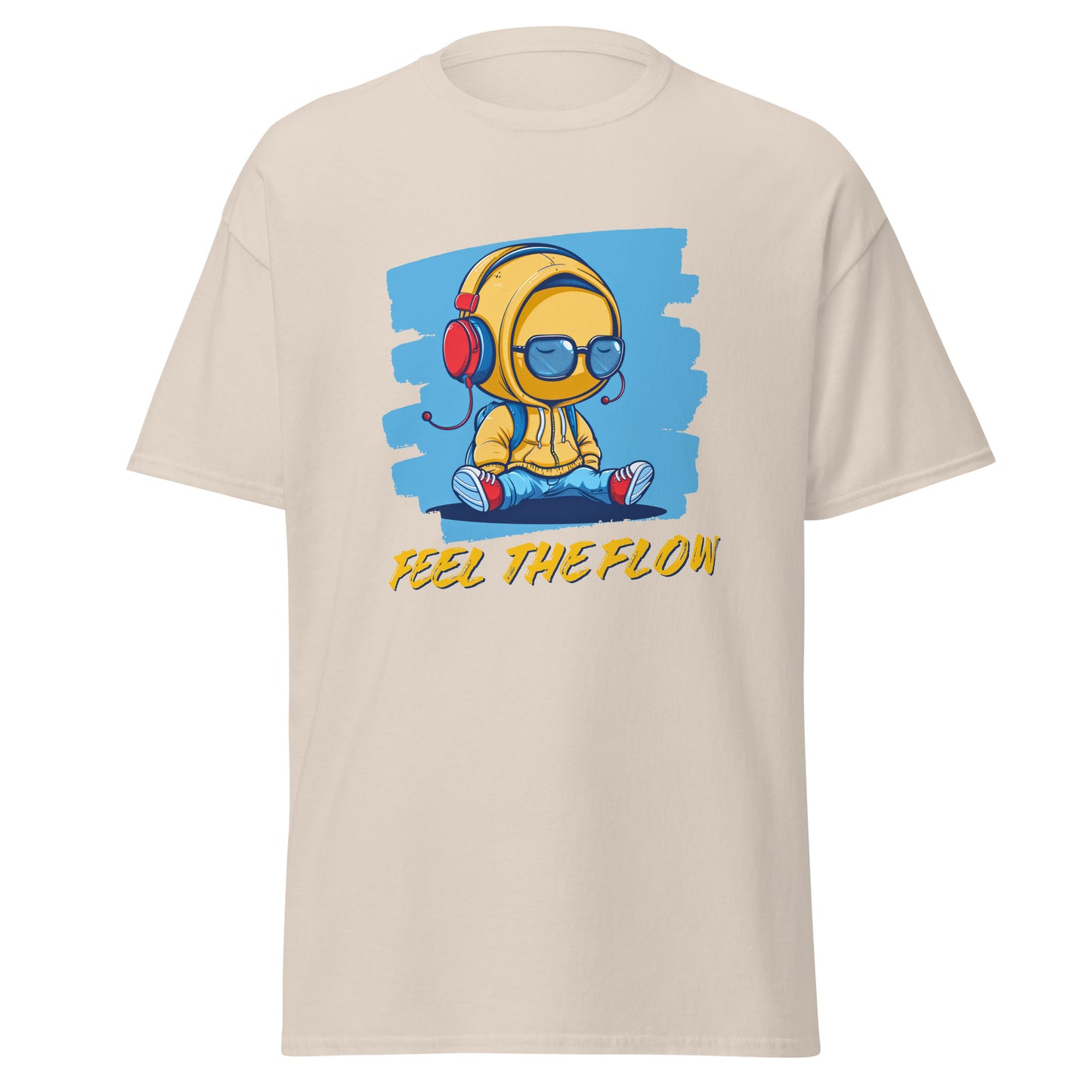 T-shirt classique unisexe Feel the Flow Music