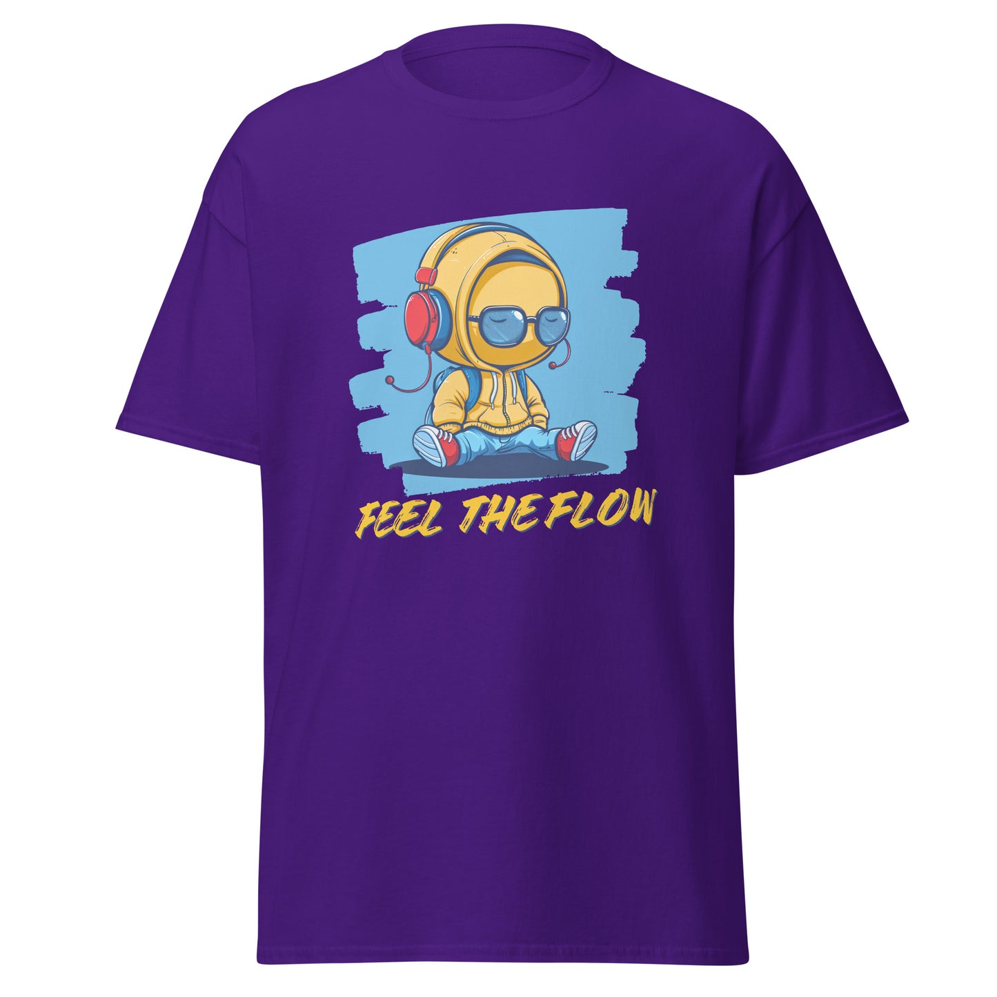 T-shirt classique unisexe Feel the Flow Music