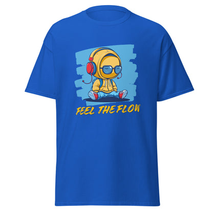 T-shirt classique unisexe Feel the Flow Music