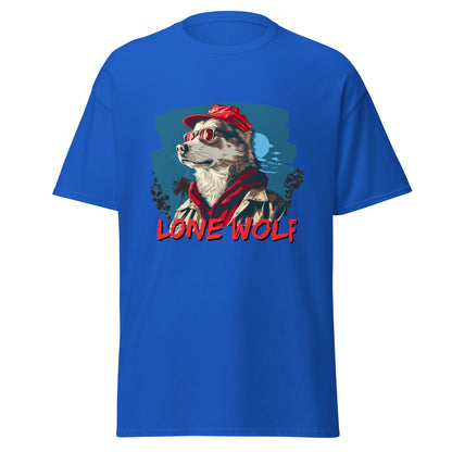 Lone Wolf red cap Unisex classic tee