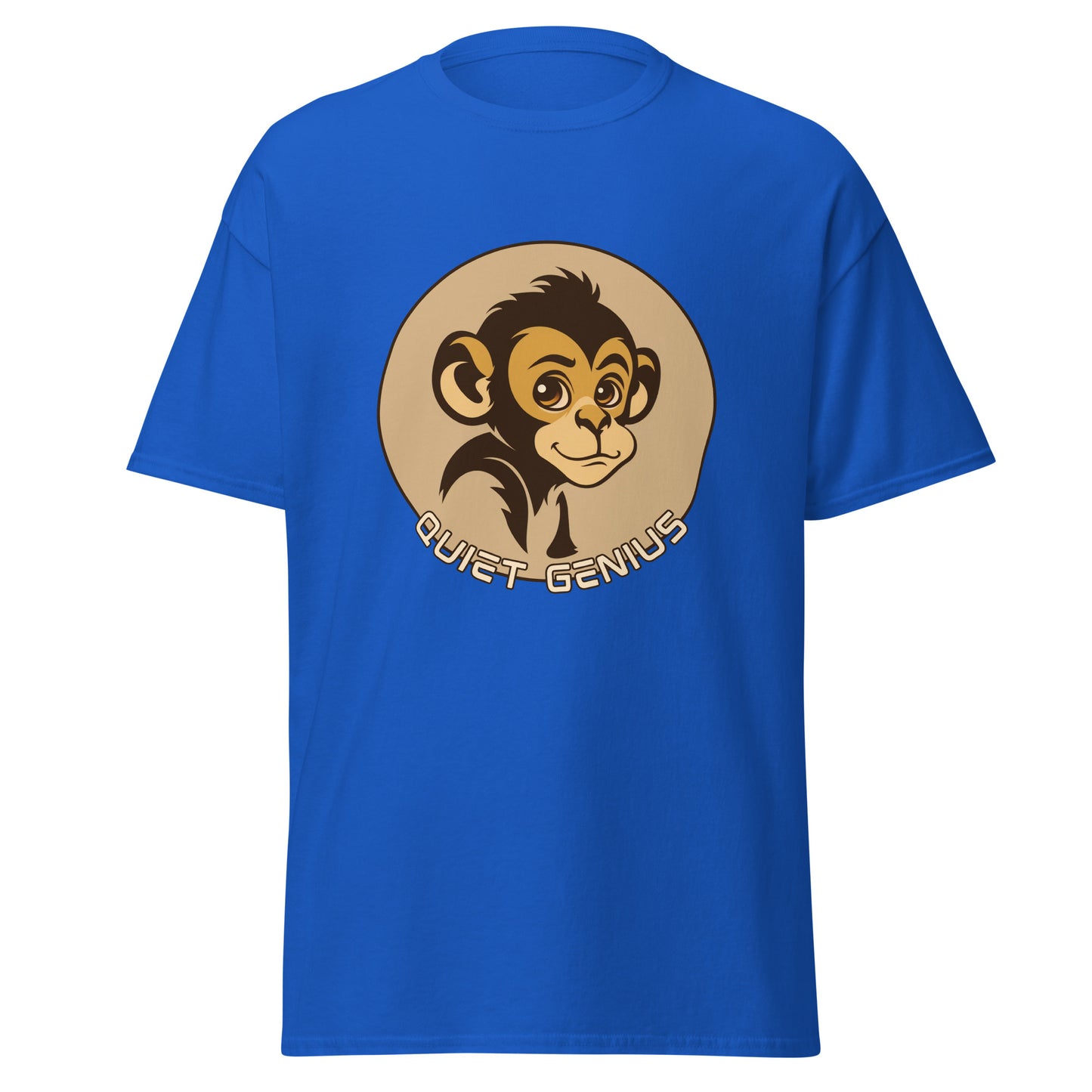 Quiet genius monkey Unisex classic tee