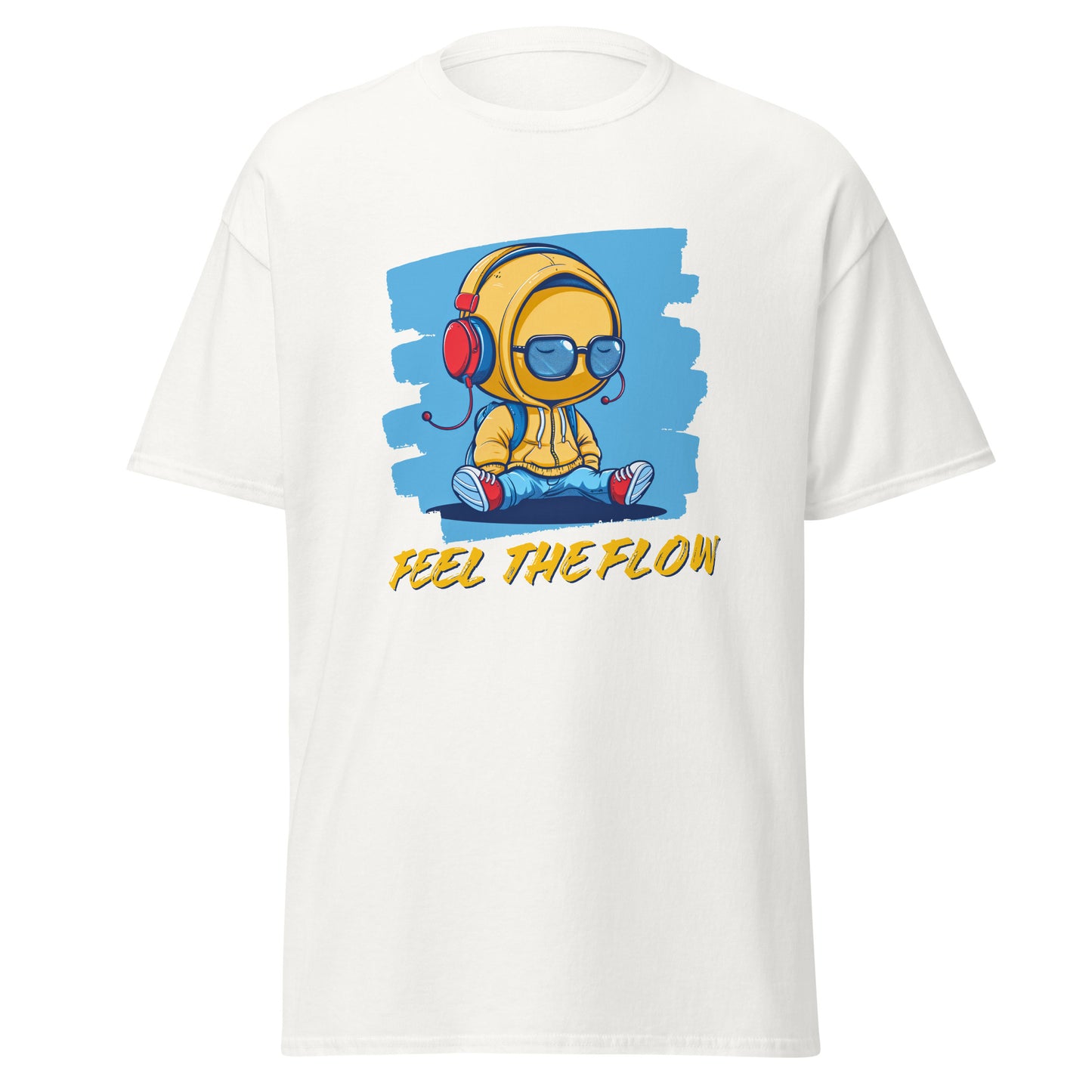 T-shirt classique unisexe Feel the Flow Music