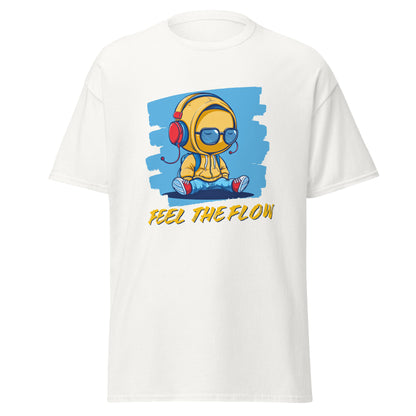 T-shirt classique unisexe Feel the Flow Music