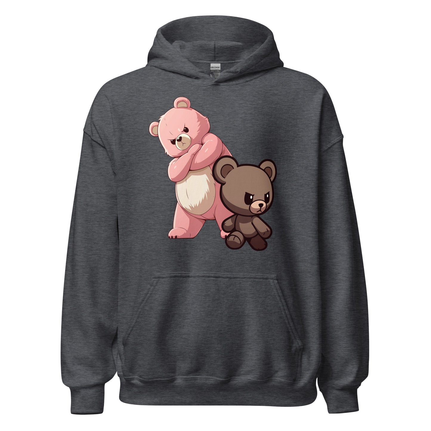 Ours en peluche sérieux Sweat à capuche unisexe