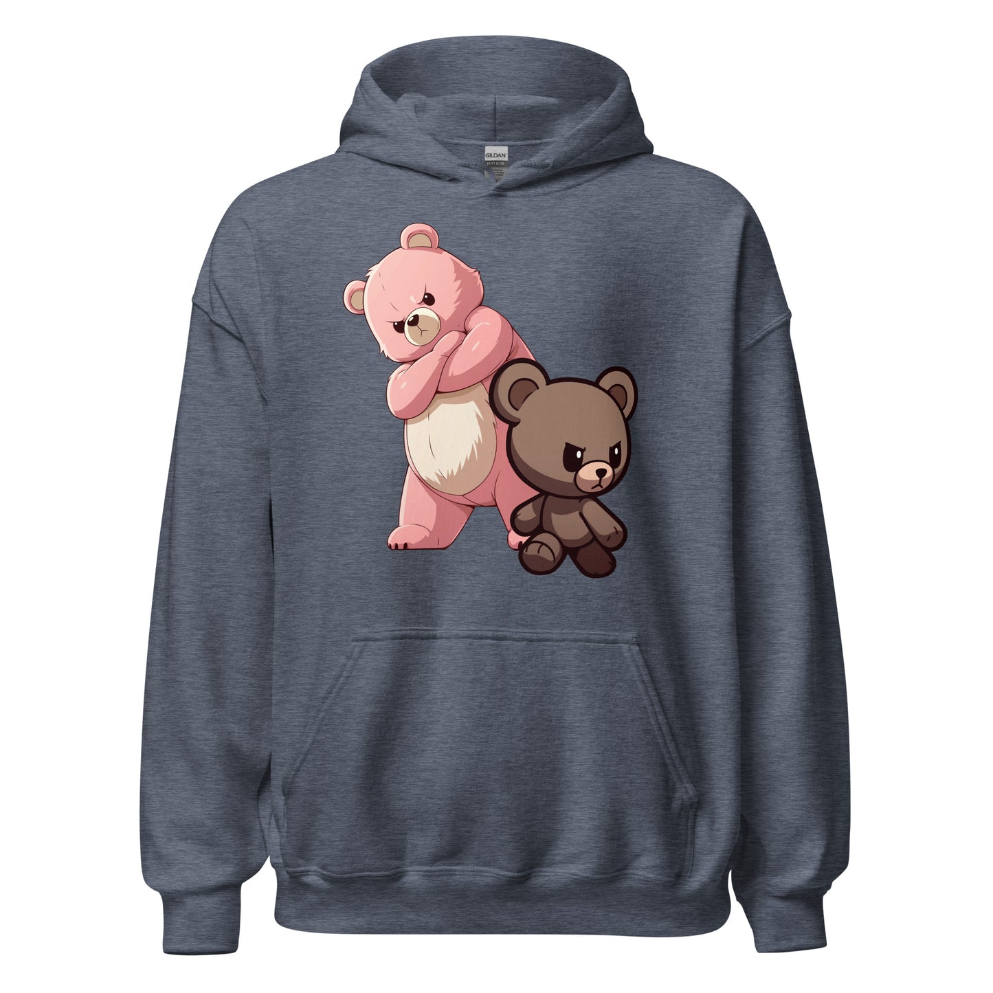 Ours en peluche sérieux Sweat à capuche unisexe