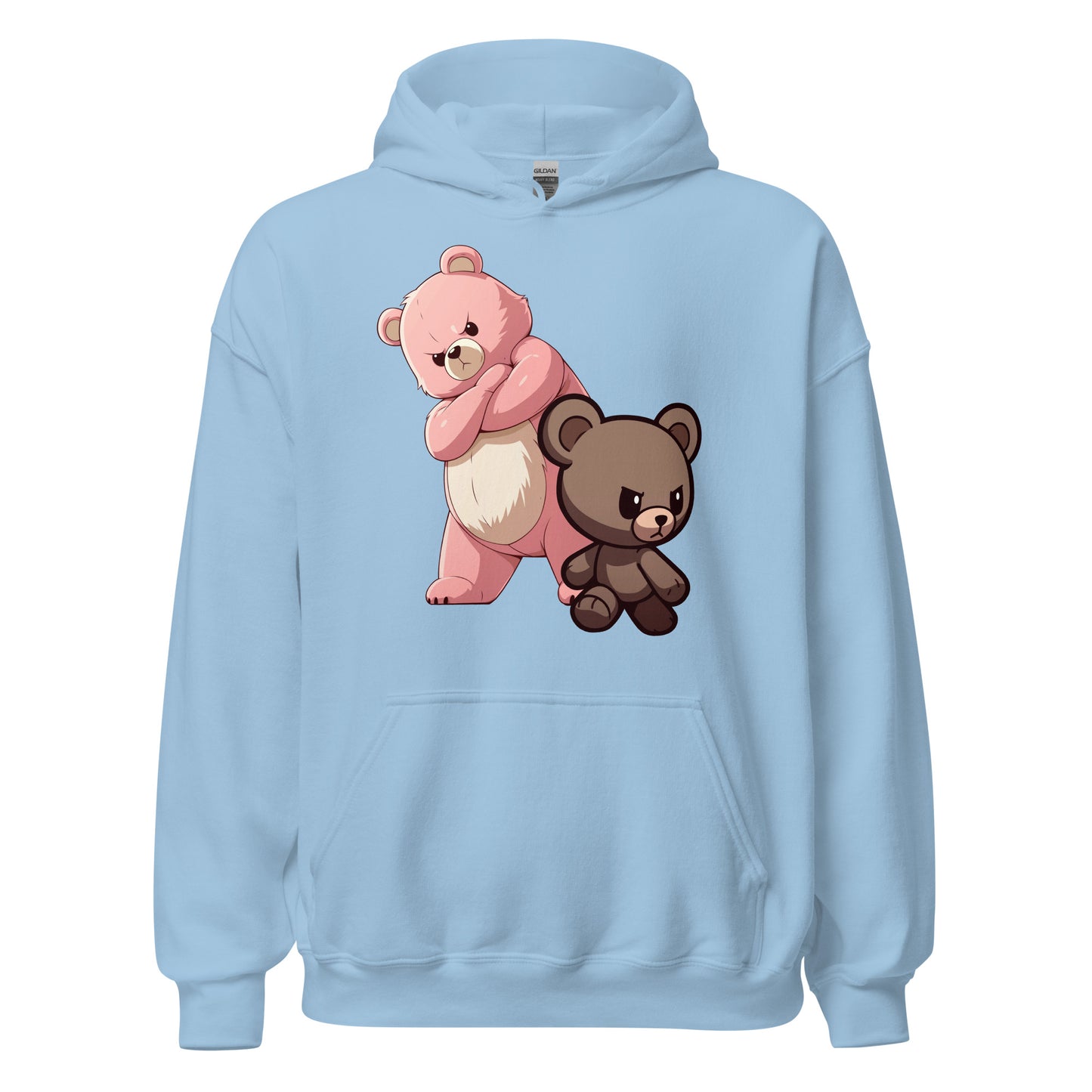 Ours en peluche sérieux Sweat à capuche unisexe