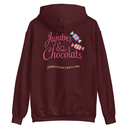 Jujubes et Chocolats Pink gummy bear Unisex Hoodie