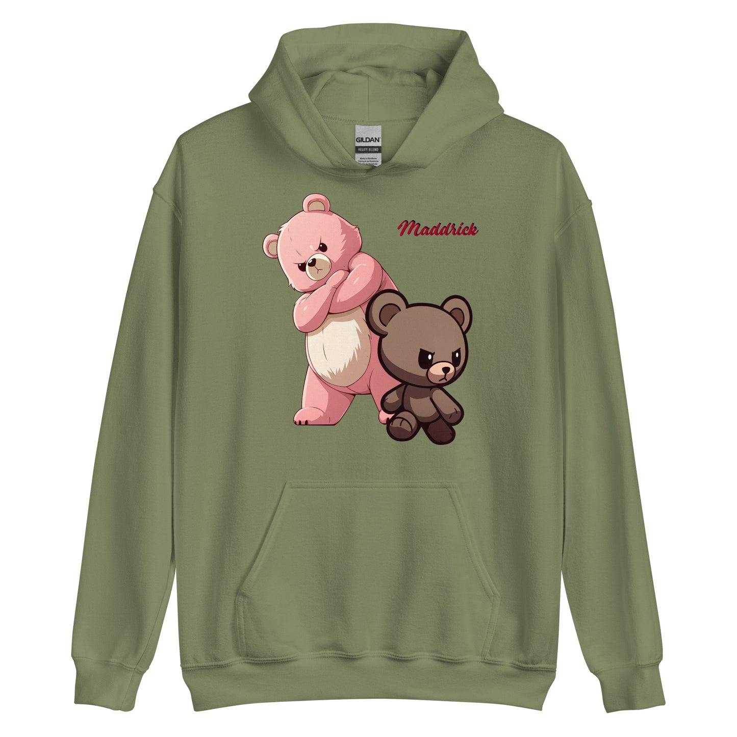 Serious teddy bears Signed Unisex Hoodie