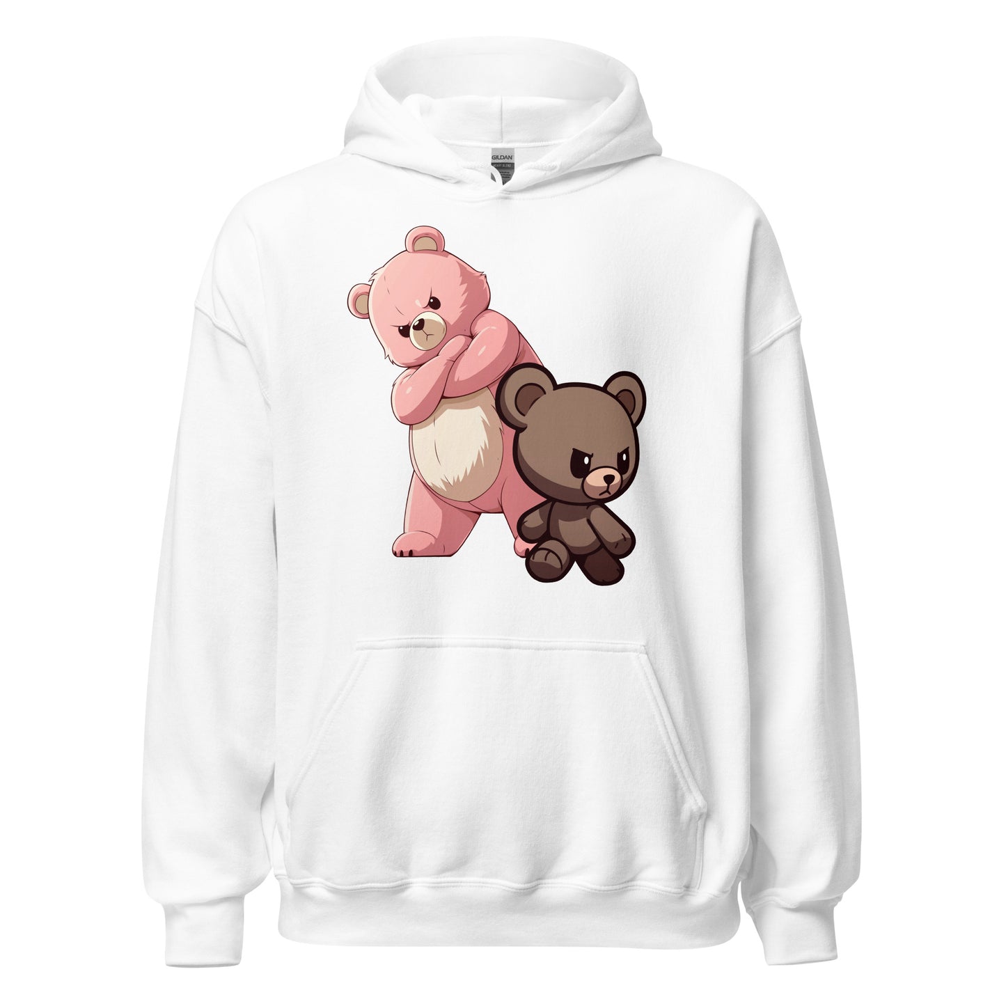 Ours en peluche sérieux Sweat à capuche unisexe