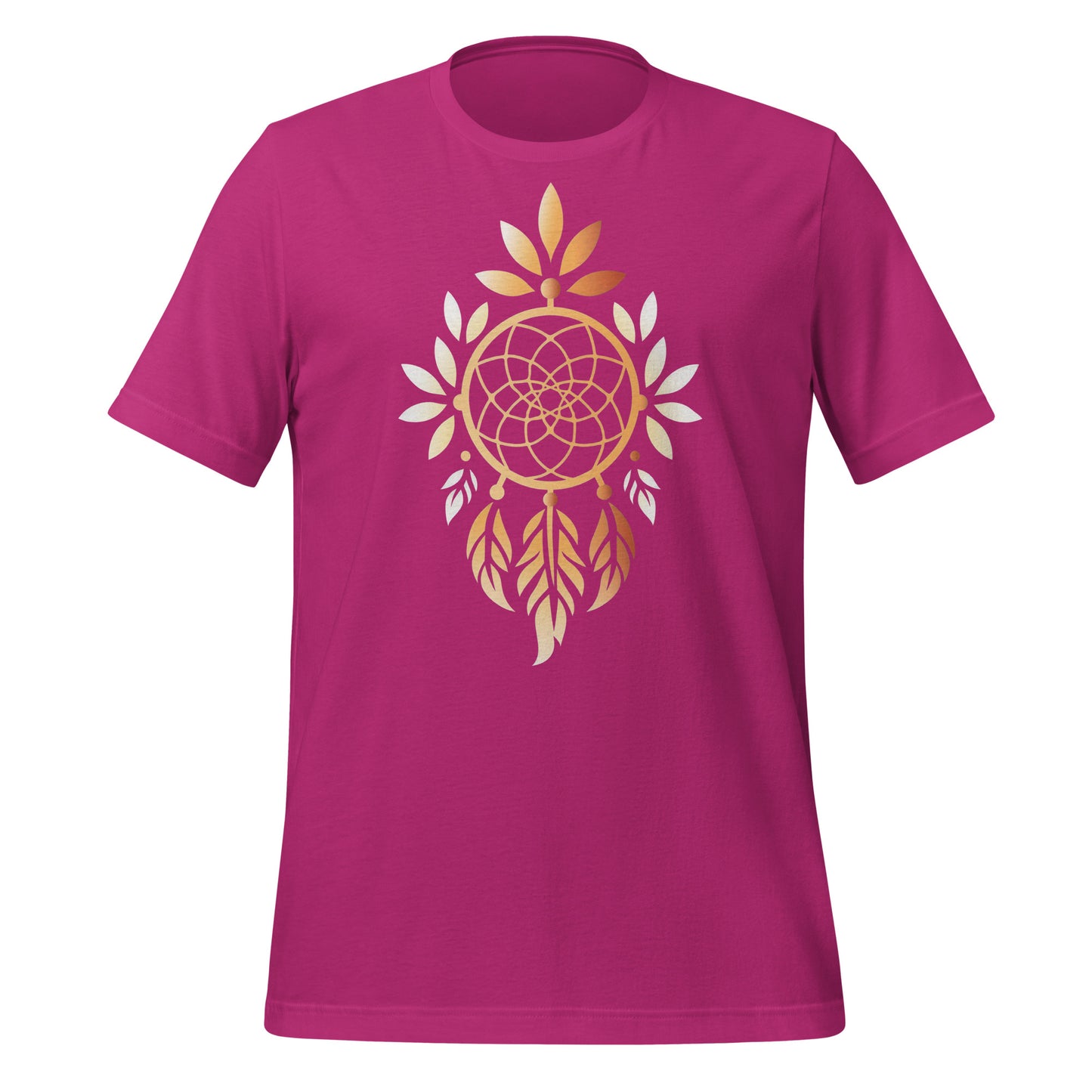 Golden dreamcatcher Unisex t-shirt