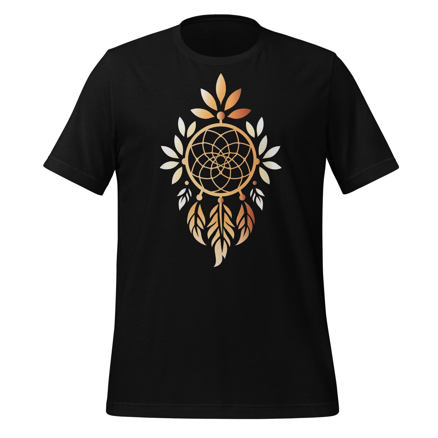 Golden dreamcatcher Unisex t-shirt