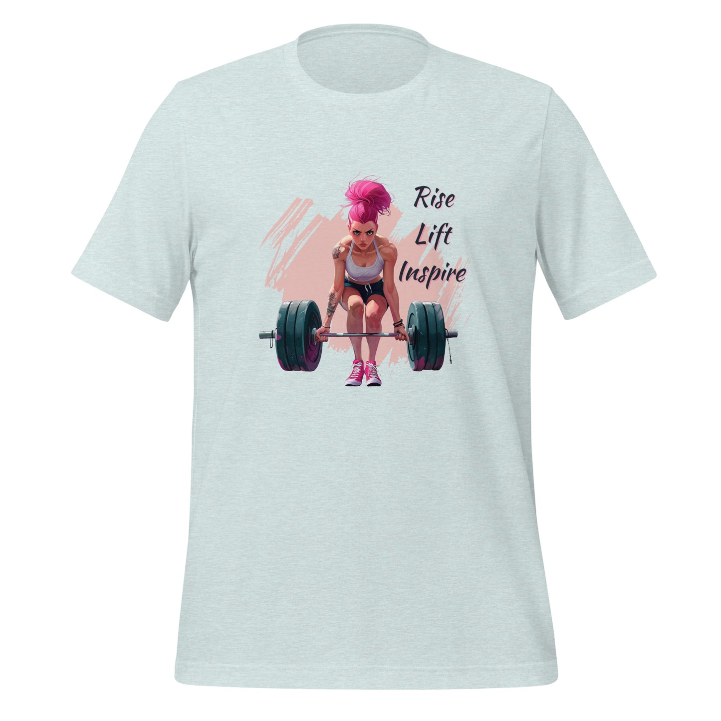 Rise Lift Inspire(anglais) T-shirt unisexe