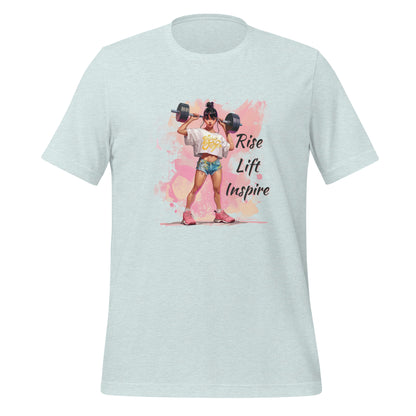 Rise Lift Inspire(anglais) Debout T-shirt unisexe