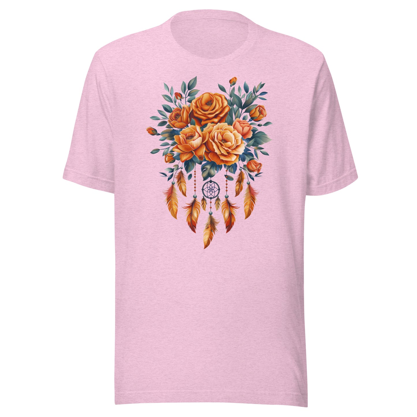 T-shirt unisexe attrape-rêves roses