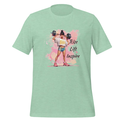 Rise Lift Inspire(anglais) Debout T-shirt unisexe