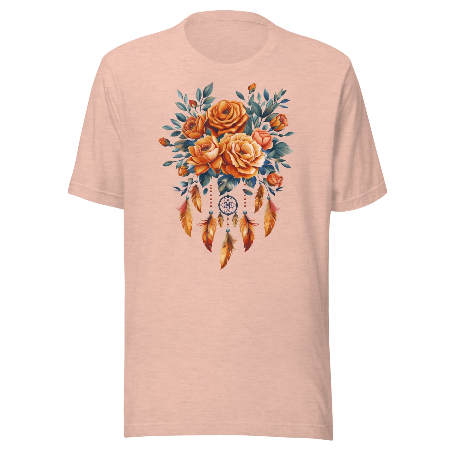 T-shirt unisexe attrape-rêves roses