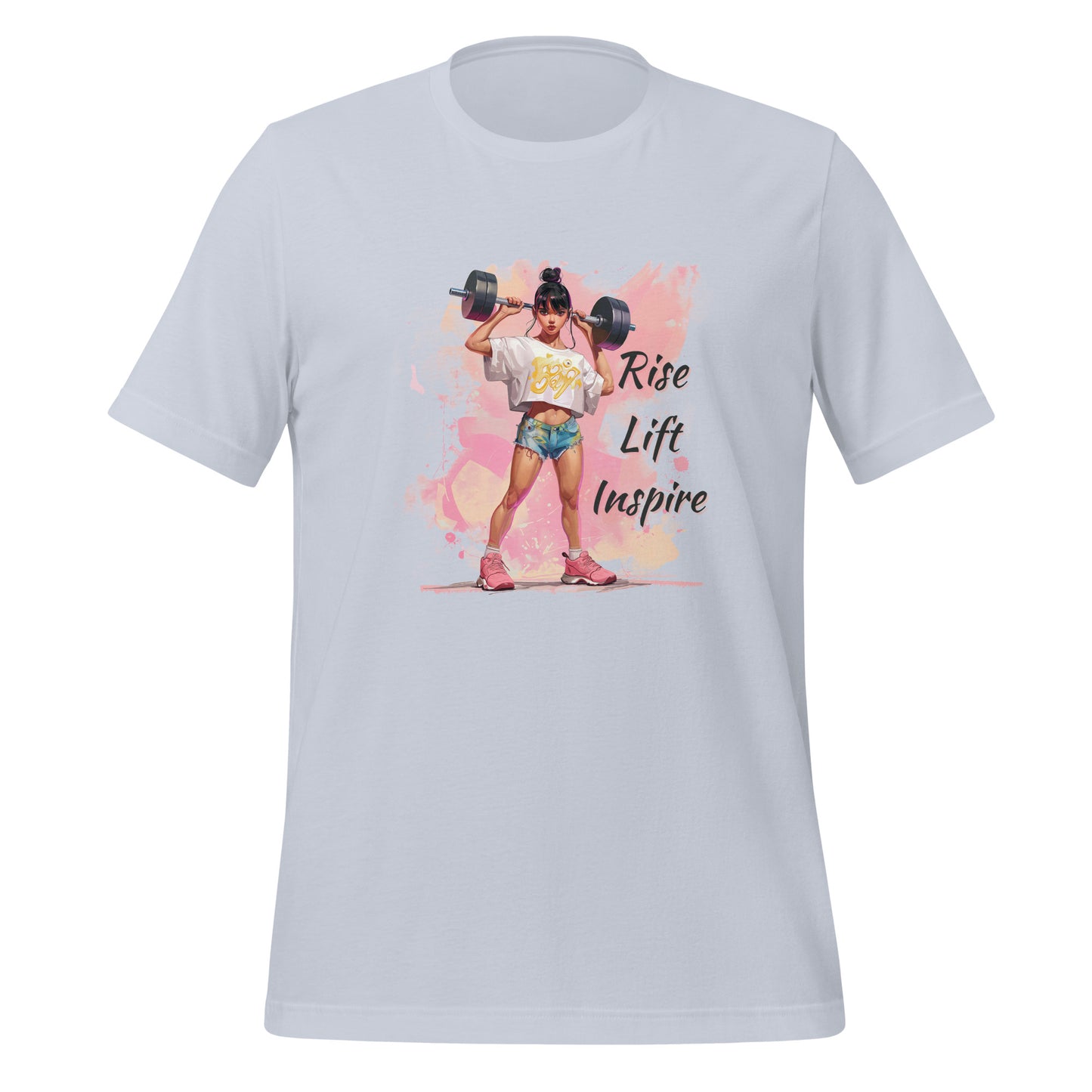 Rise Lift Inspire Standing Unisex t-shirt