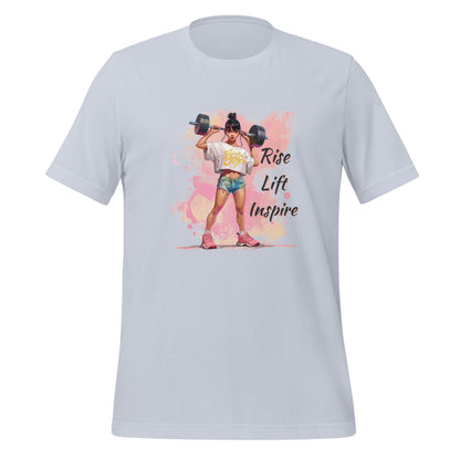 Rise Lift Inspire(anglais) Debout T-shirt unisexe