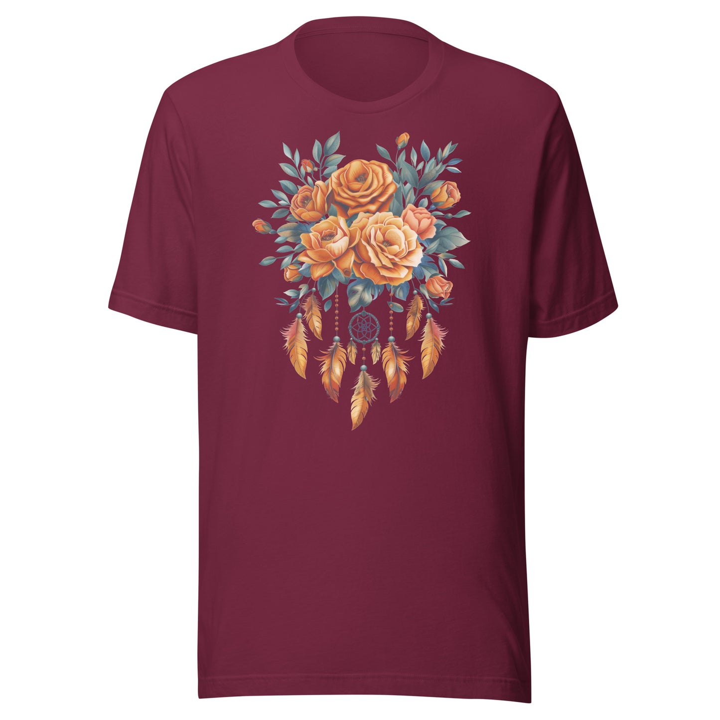 T-shirt unisexe attrape-rêves roses