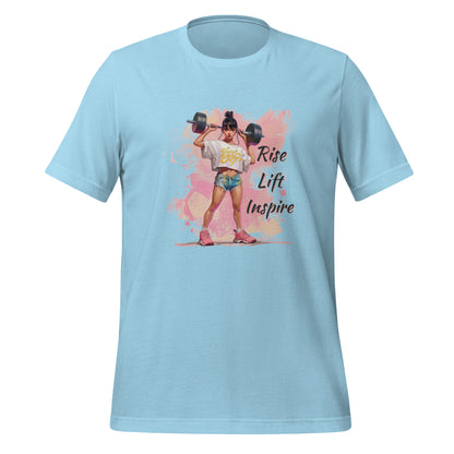 Rise Lift Inspire Standing Unisex t-shirt