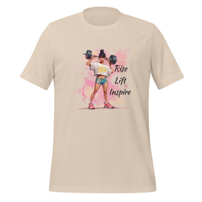 Rise Lift Inspire(anglais) Debout T-shirt unisexe