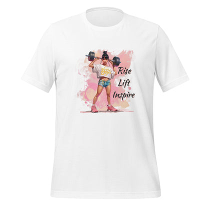 Rise Lift Inspire(anglais) Debout T-shirt unisexe