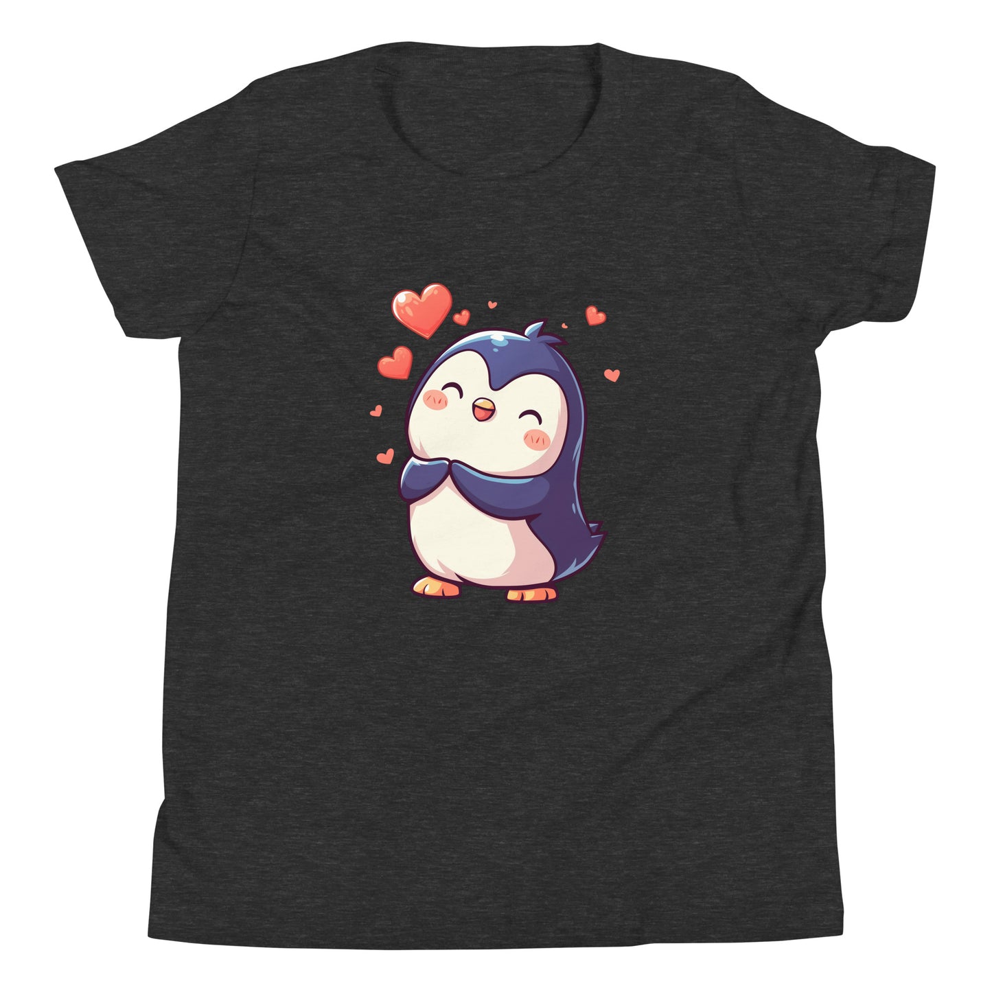 Cute penguin in love Youth Short Sleeve T-Shirt