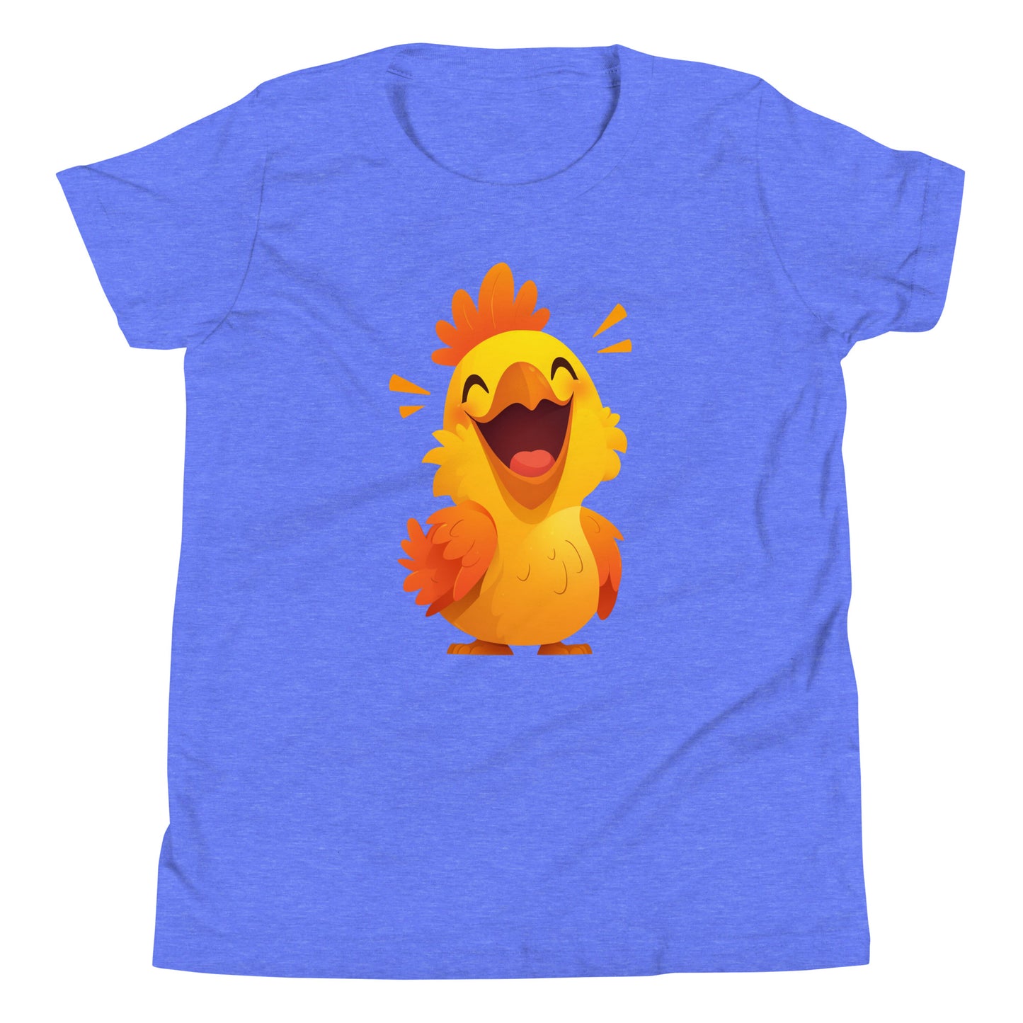 Happy yellow rooster Youth Short Sleeve T-Shirt