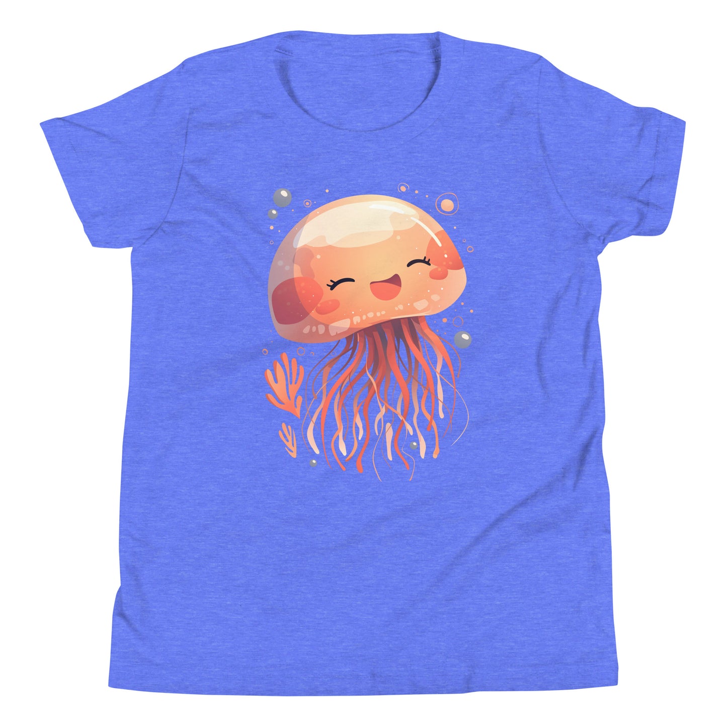 Smiling jellyfish kawaii Youth Short Sleeve T-Shirt