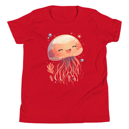 Smiling jellyfish kawaii Youth Short Sleeve T-Shirt